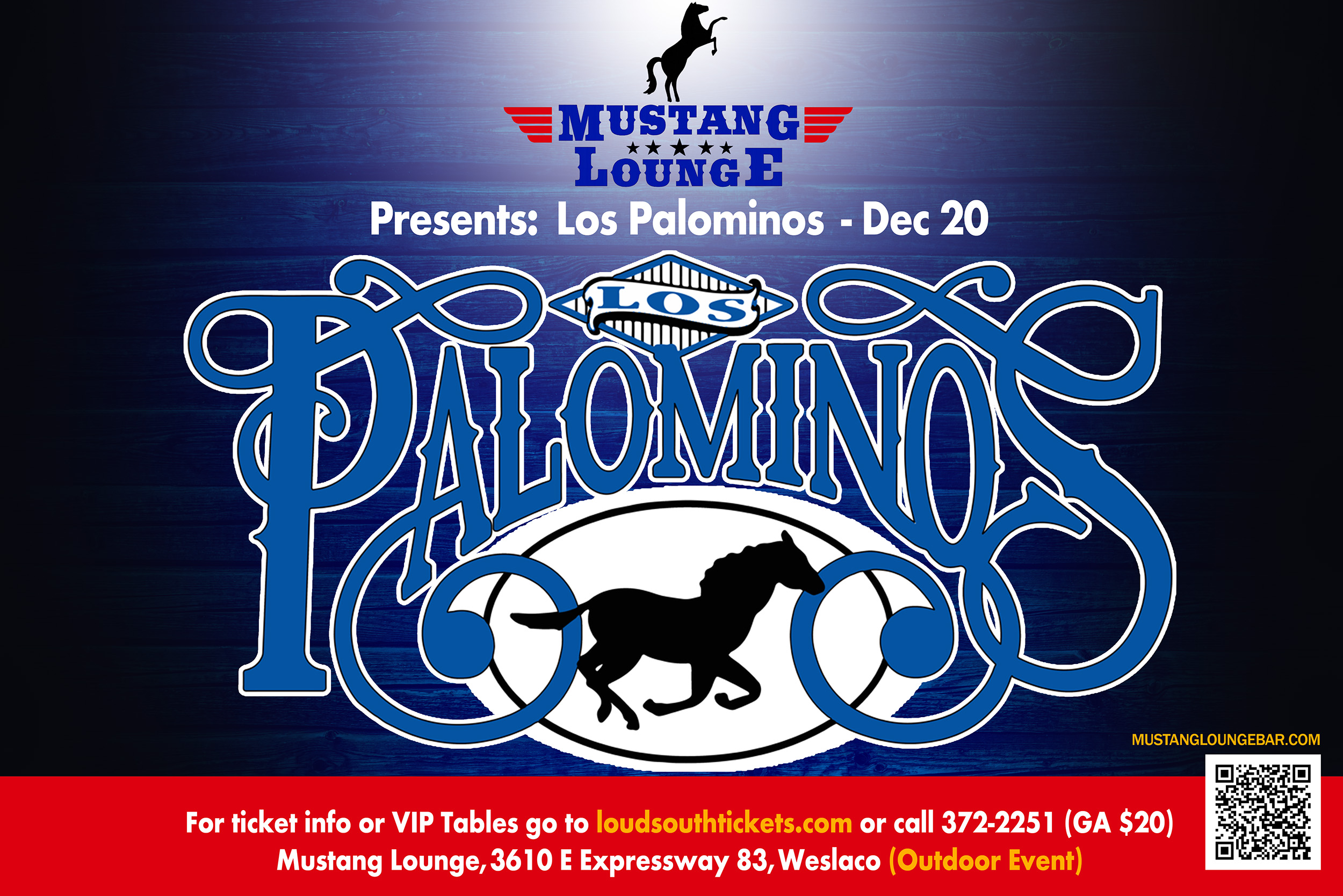 Palominos Performing at Mustang Lounge